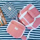 Poppy Gingham Coated Lunchbox