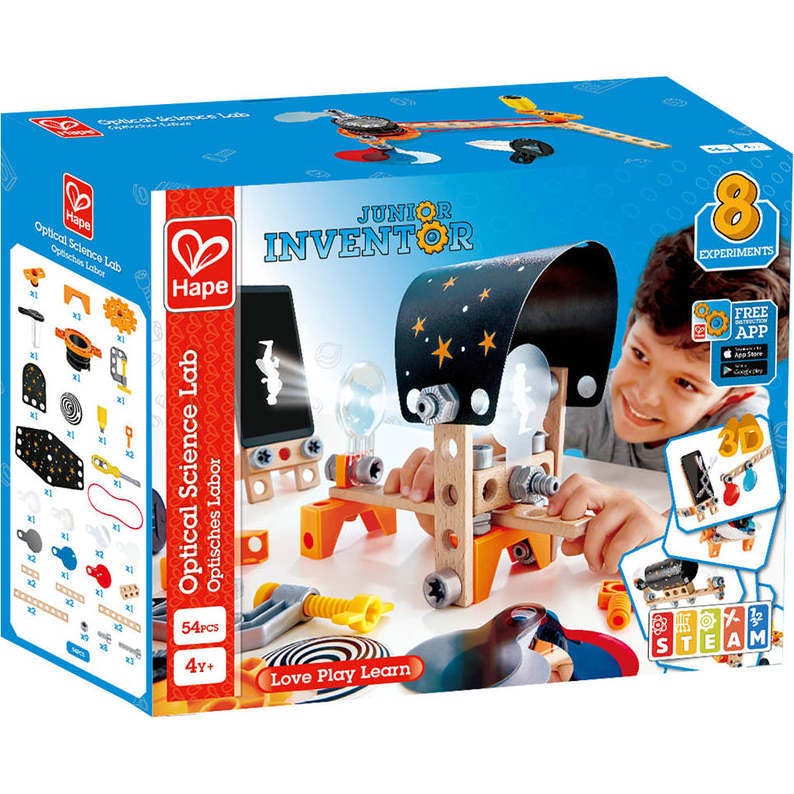 Hape: Junior Inventor: Optical Science Lab&nbsp;- 54pcs