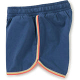 Rainbow Binding Track Shorts, Blue