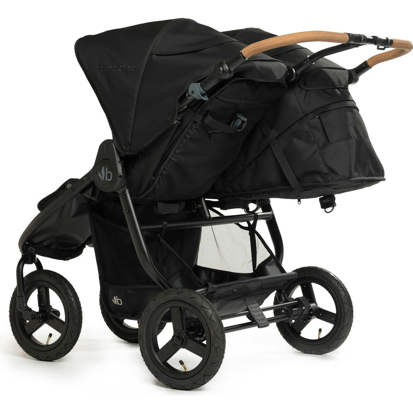 Indie Twin Black Double Stroller