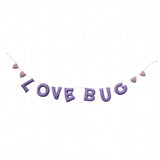 Love Bug Wool Felt Garland