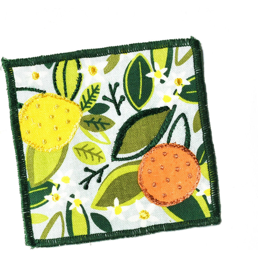 Citrus Print Cocktail Napkins