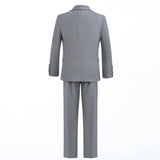 Light Gray Peak Lapel Tuxedo Set