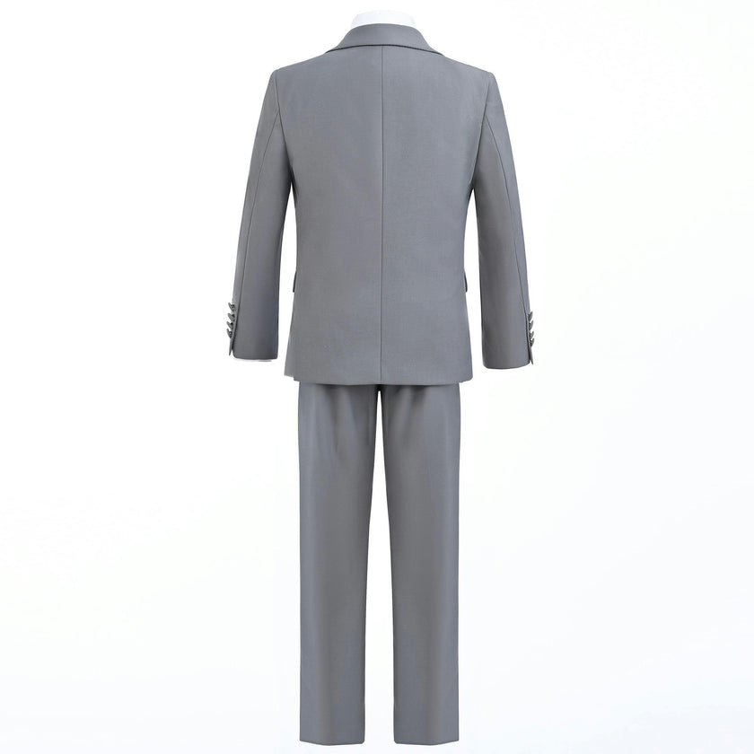 Light Gray Peak Lapel Tuxedo Set