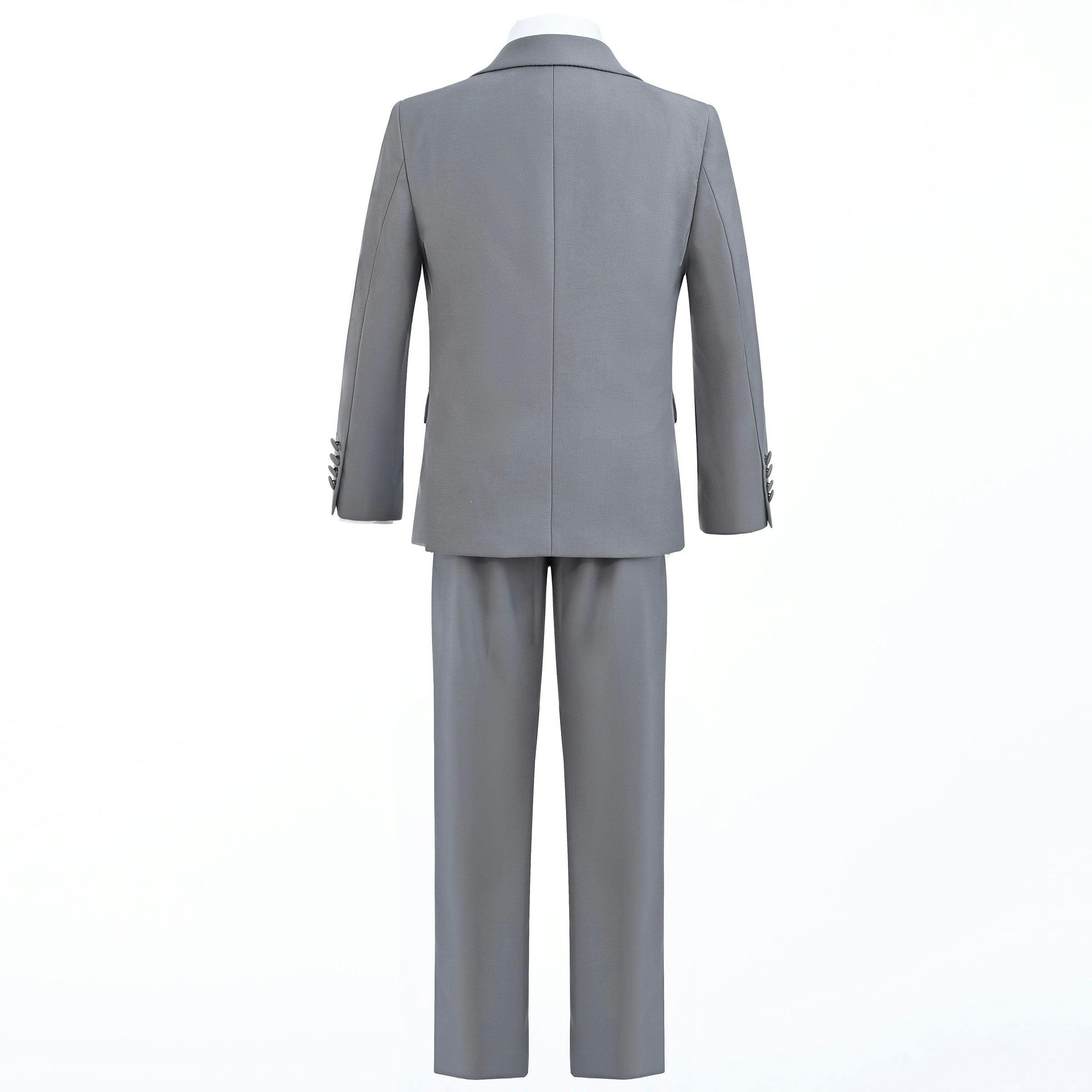 Light Gray Peak Lapel Tuxedo Set