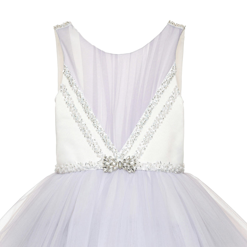 Lavender Matilda Embellished Tulle Occasion Gown