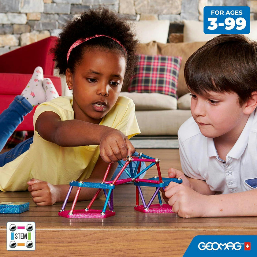 Geomag™ Glitter 142-Piece Special Edition Building Playset - 3+ Y