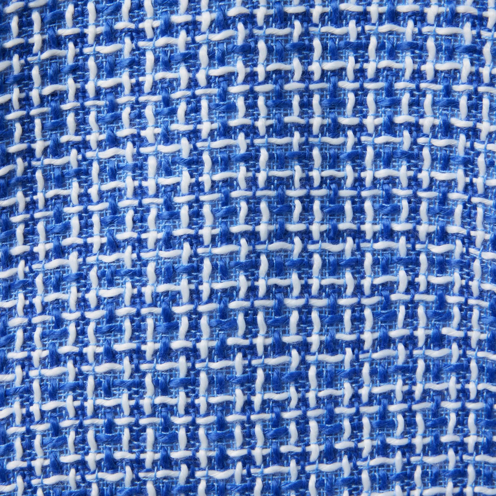 The Collared Tweed Dress, Blue