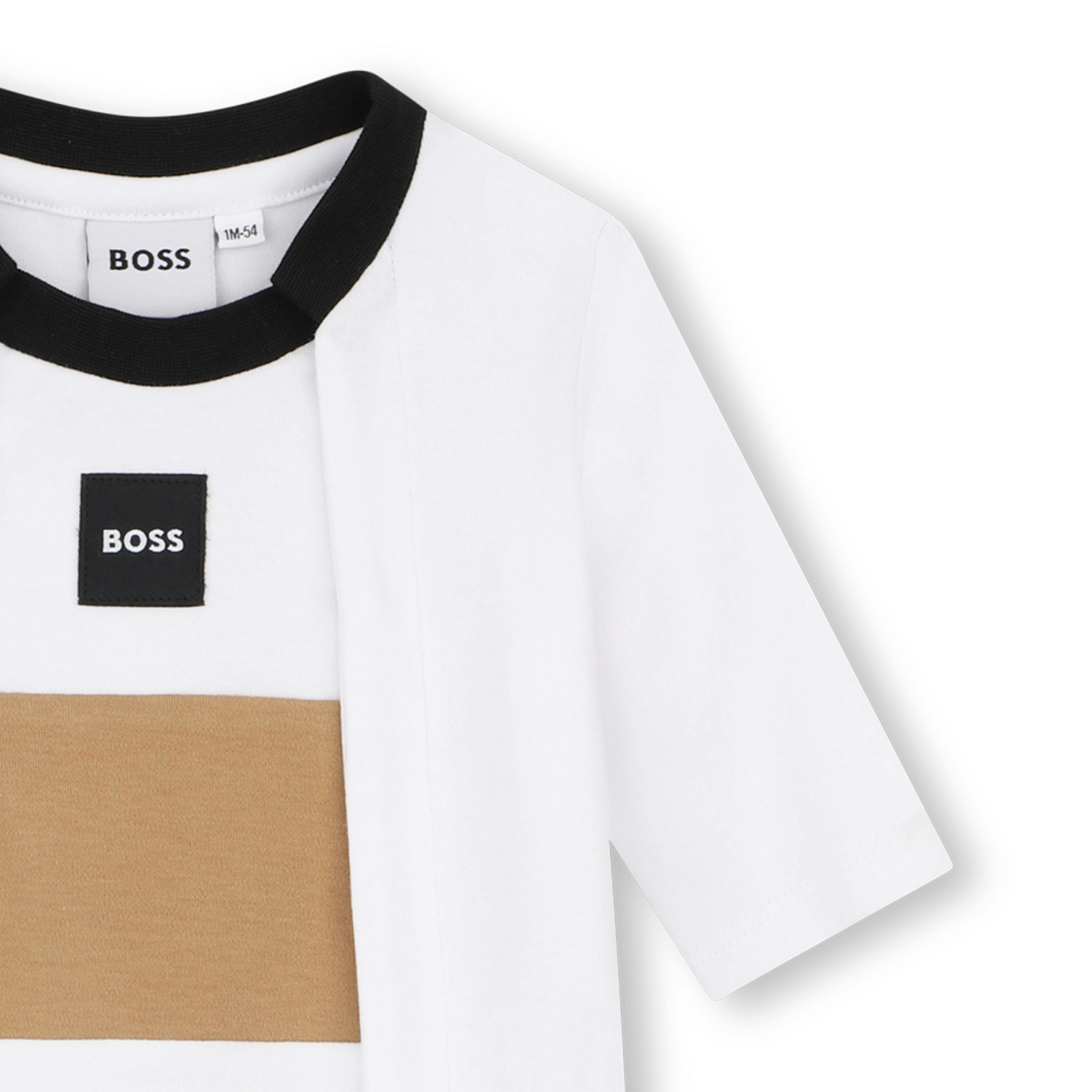 White Logo Baby Pyjama Set