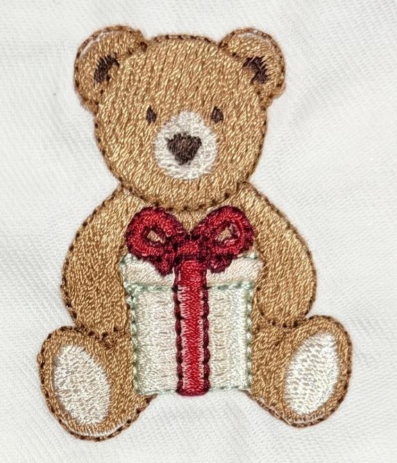 Maisonette x Petite Plume Sophia Nightgown, Merry Teddy