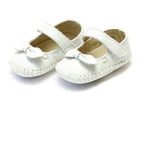 White Clara Leather Mary Jane