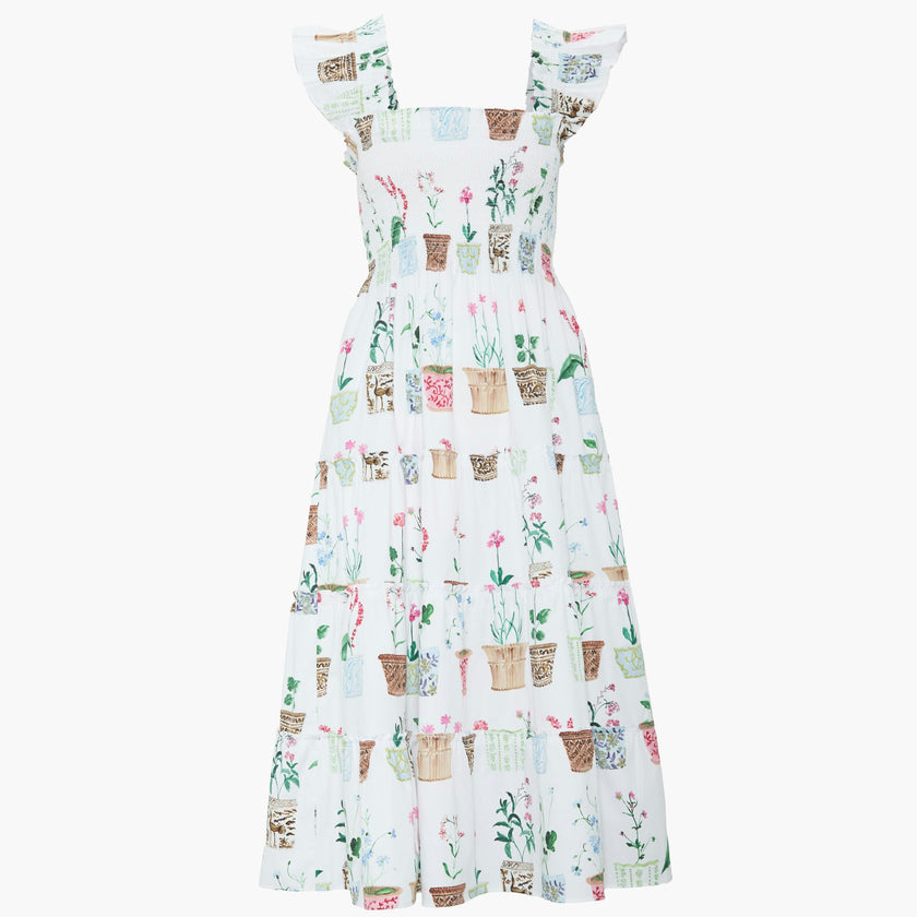 The Ellie Nap Dress - Flower Pots