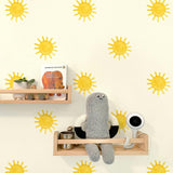 Watercolor Suns • Minis • Peel-and-Stick Wall Decals