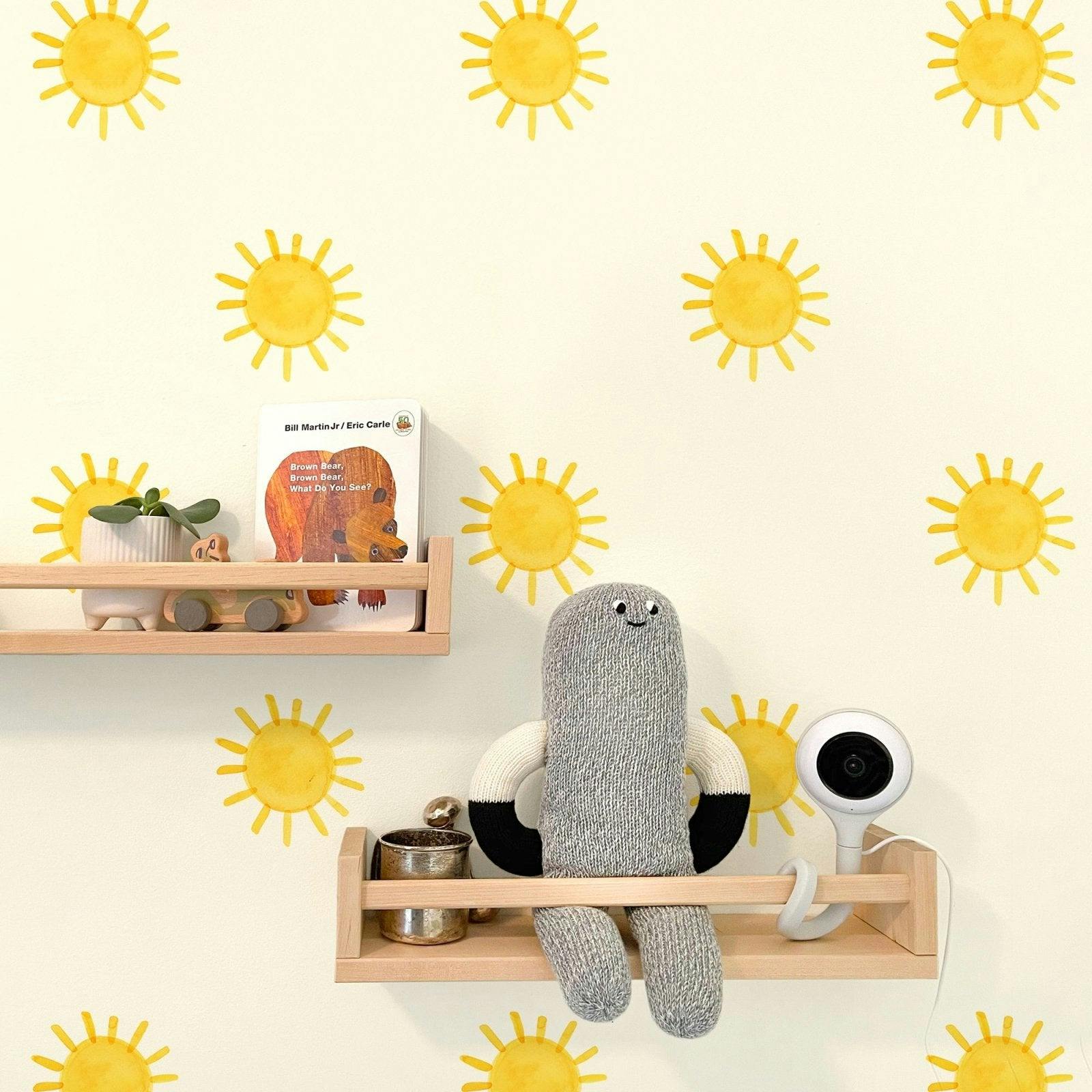 Watercolor Suns • Minis • Peel-and-Stick Wall Decals