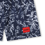 Navy All-Over Print Boys´ Swim Shorts