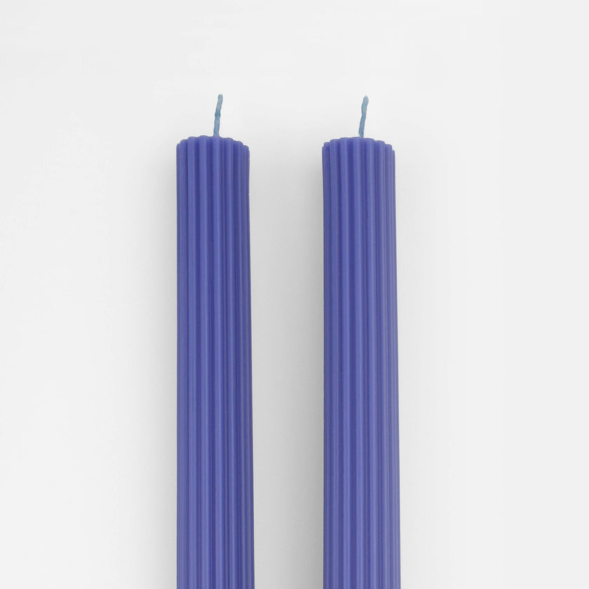 Blue Table Candles