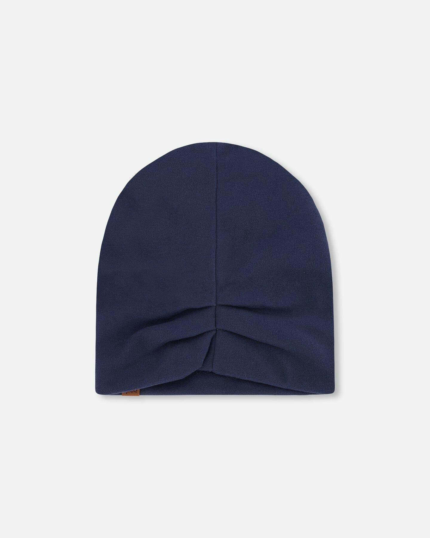 Stretch Jersey Beanie Navy Blue