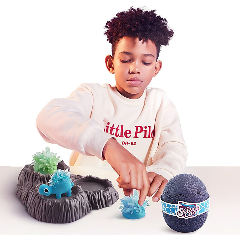 Hape: Science Can: Crystal Growing Kit - Stegosaur