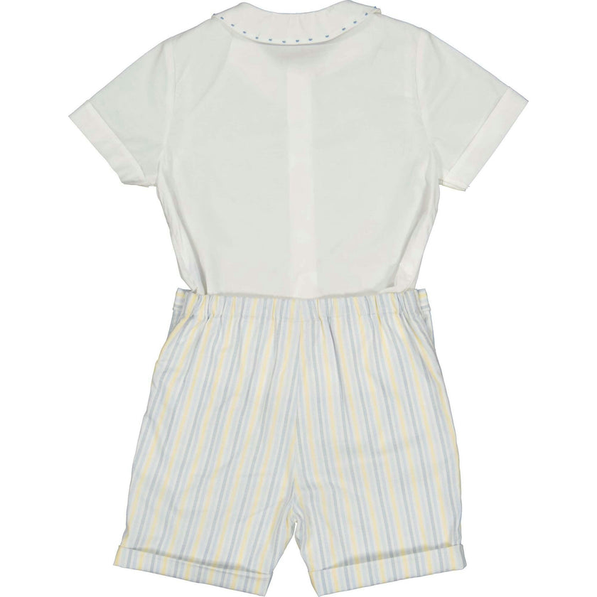 William Stripe Shorts & Shirt