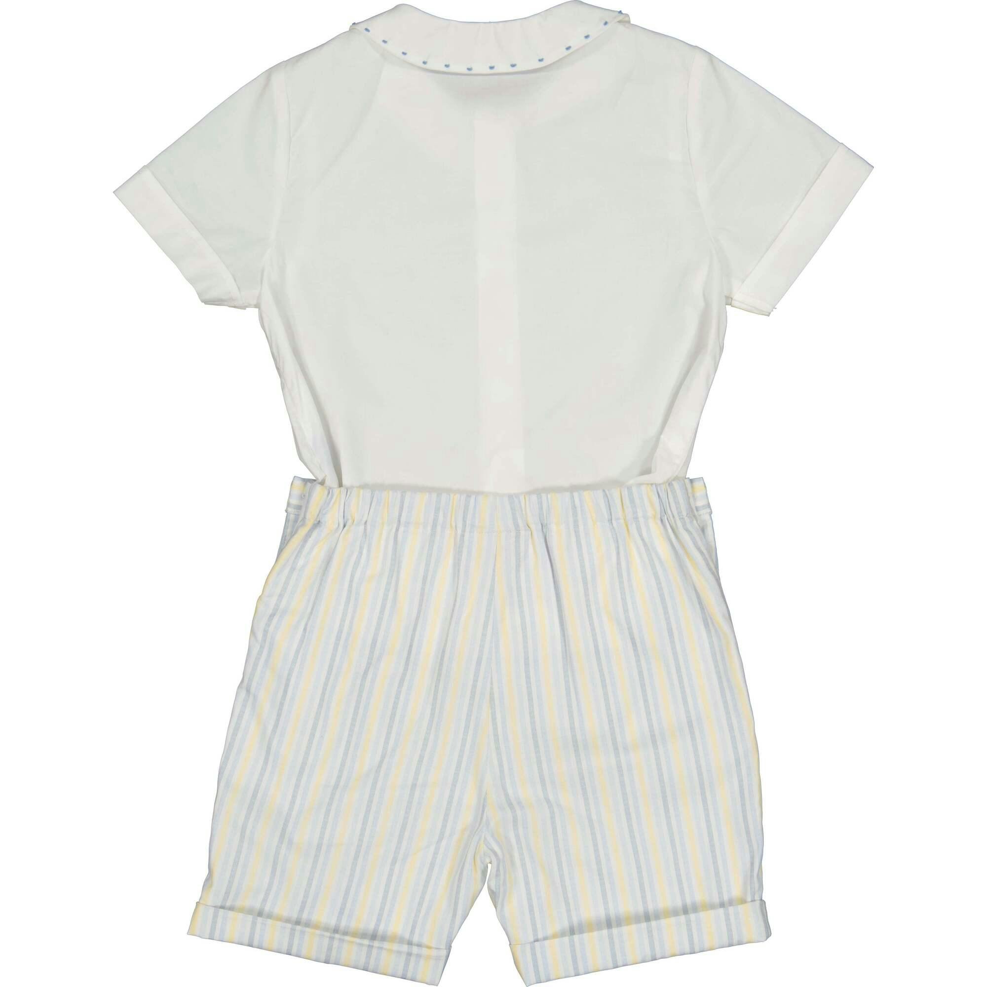 William Stripe Shorts & Shirt