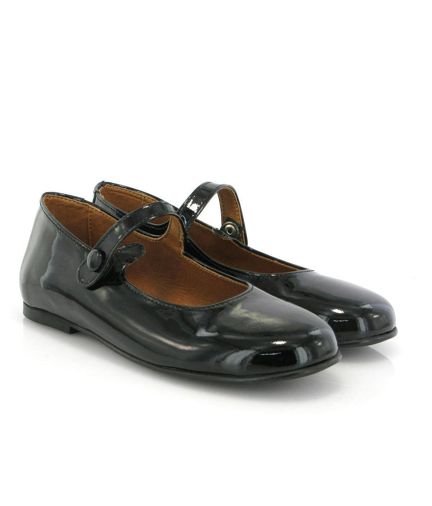 Patent Leather Mary Jane Ballerina, Black