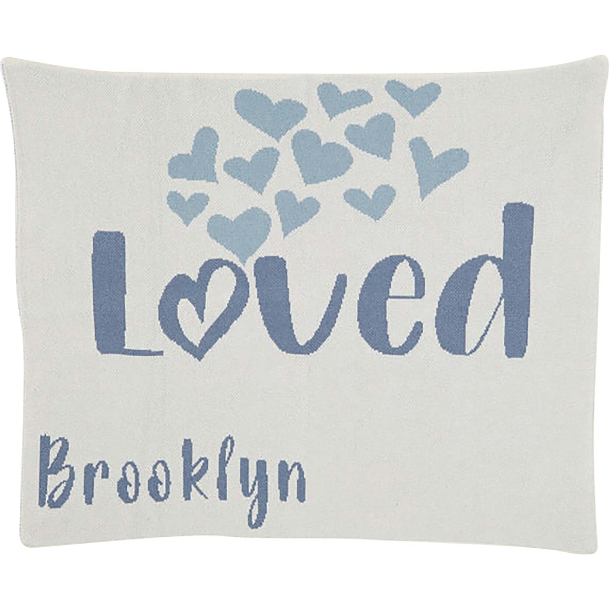Custom Personalized Baby Sustainable Knit Throw Blanket - Loved Personalized Blanket