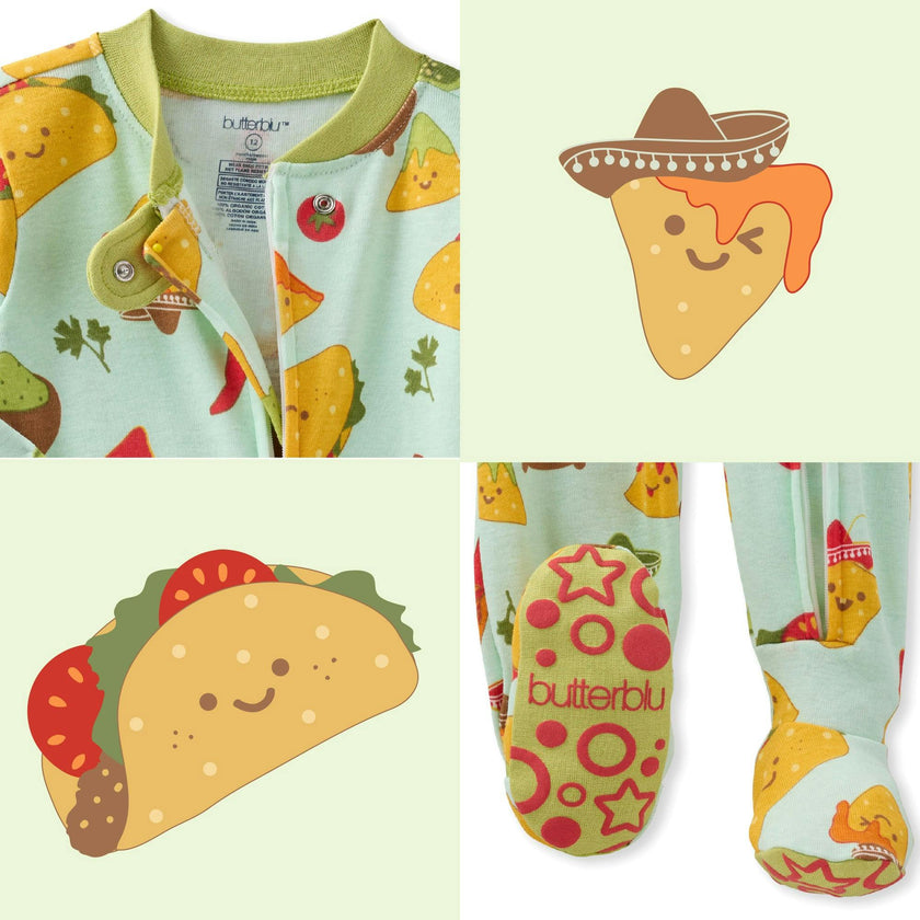CRUZ Snug Fit Footed Sleeper