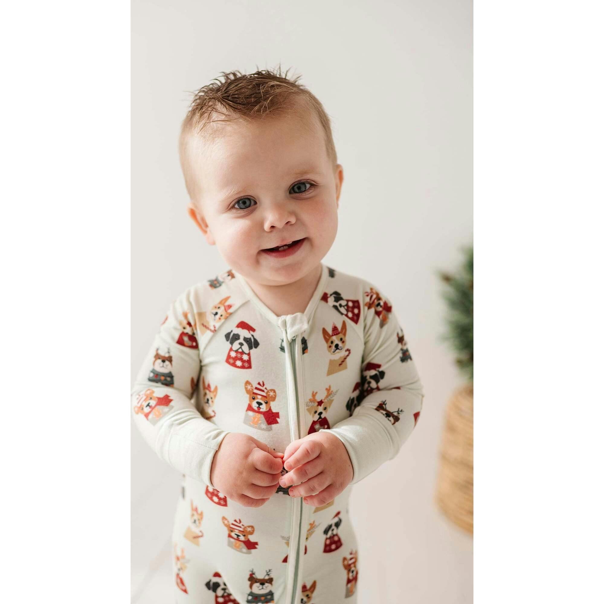 Boy's Long Sleeve Zip Romper