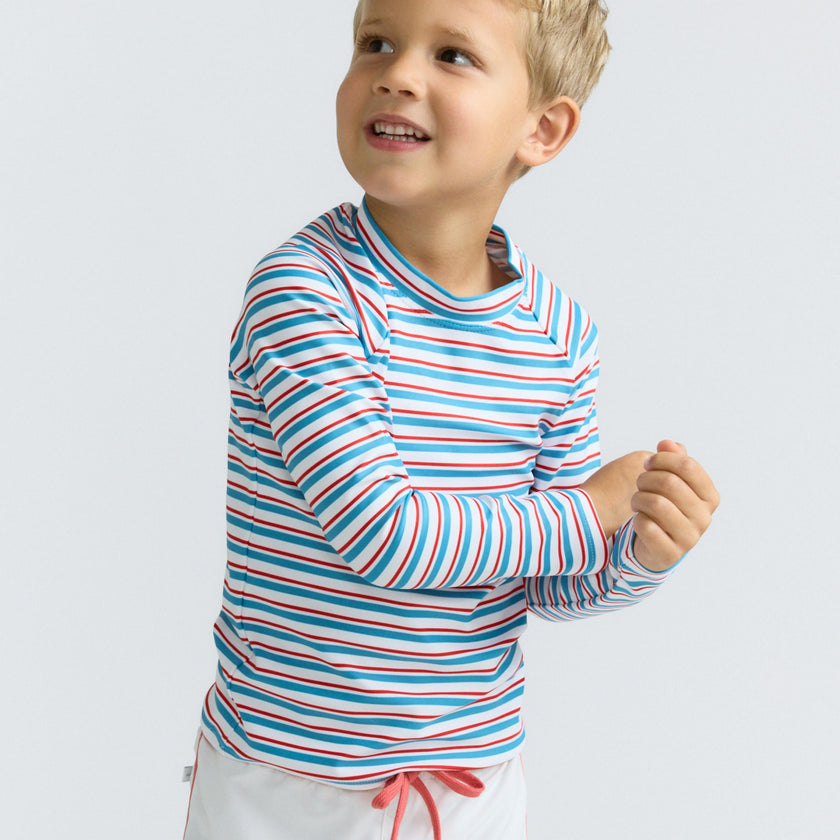 unisex jetty stripe rashguard