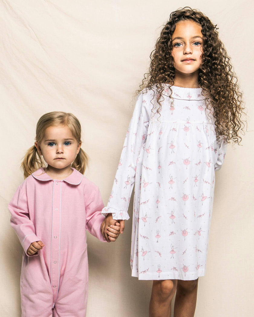Girl's Twill Scarlett Nightgown in Sugar Plum Fairy