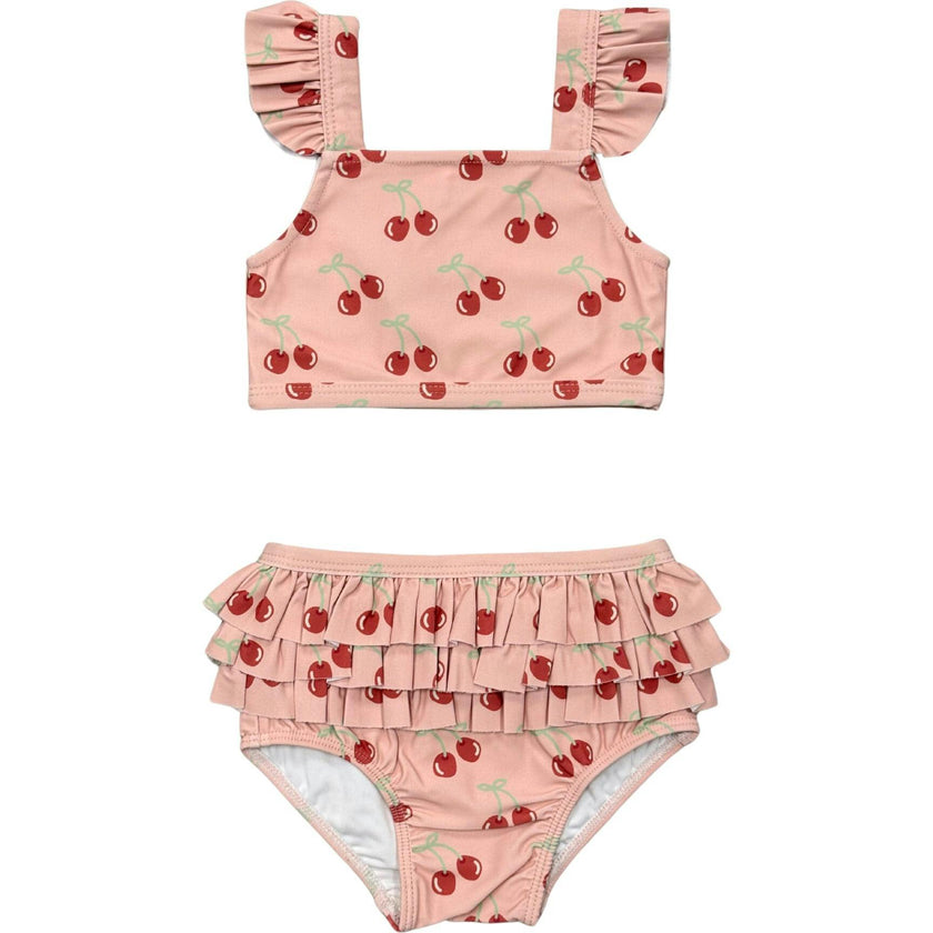 Girl's Two-Piece Ruffle Swimsuit