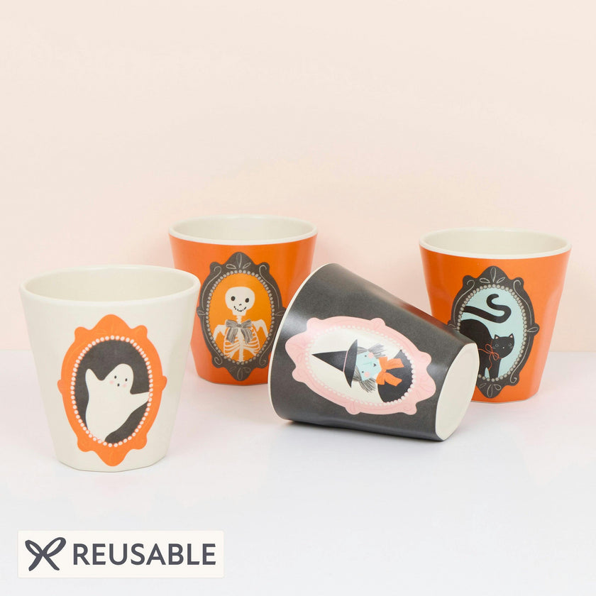 Halloween Portrait Reusable Cups