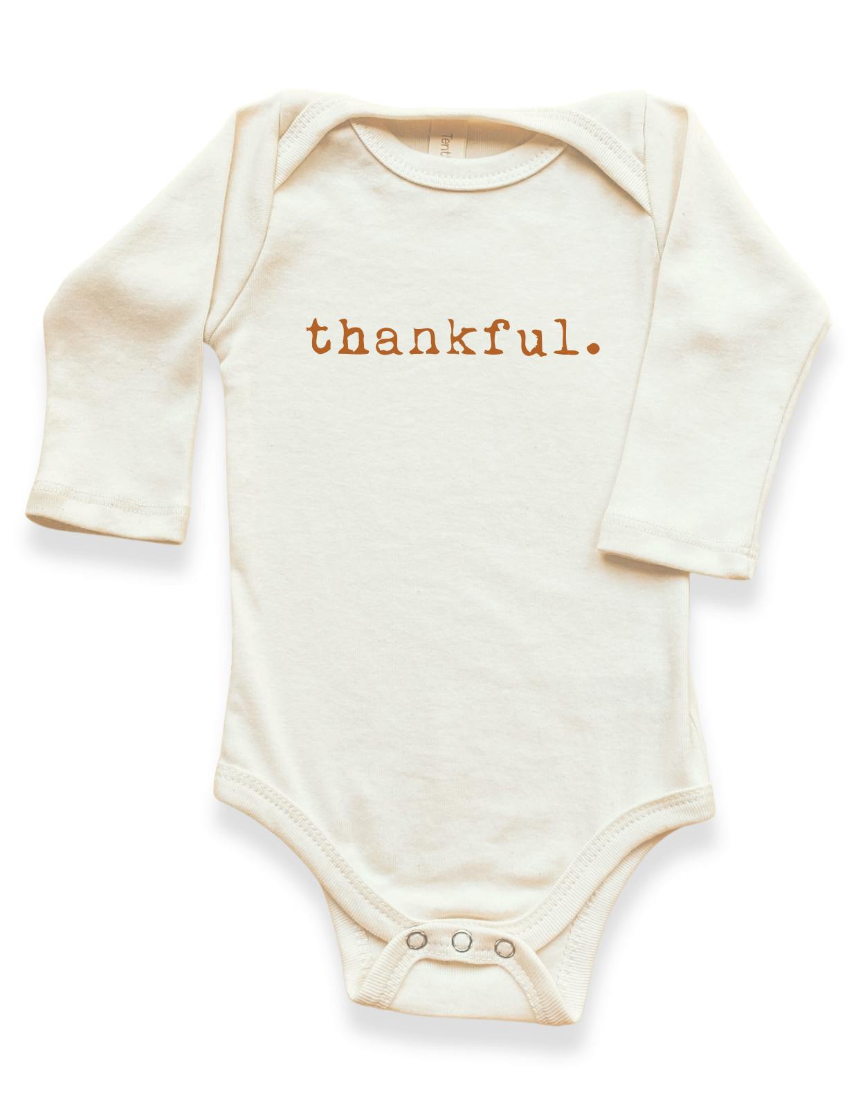 Thankful Organic Bodysuit Long Sleeve
