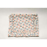 April Posies Timeless Floral Ruffle Zipper Pouch
