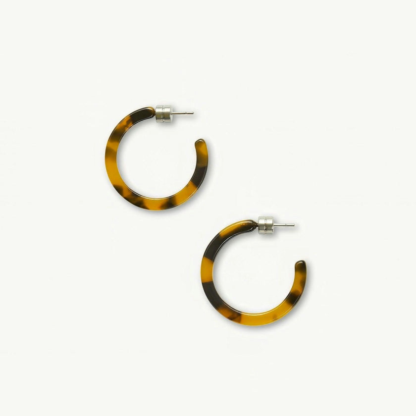 Mini Hoops in Classic Tortoise