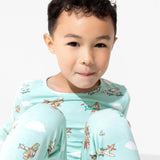 Vintage Airplanes Bamboo Kids Pajamas