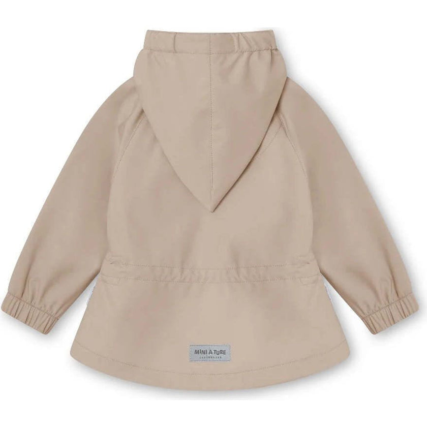 MINI A TURE MATWAI Spring Softshell Jacket. GRS - Sesame
