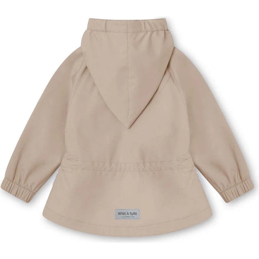 MINI A TURE MATWAI Spring Softshell Jacket. GRS - Sesame