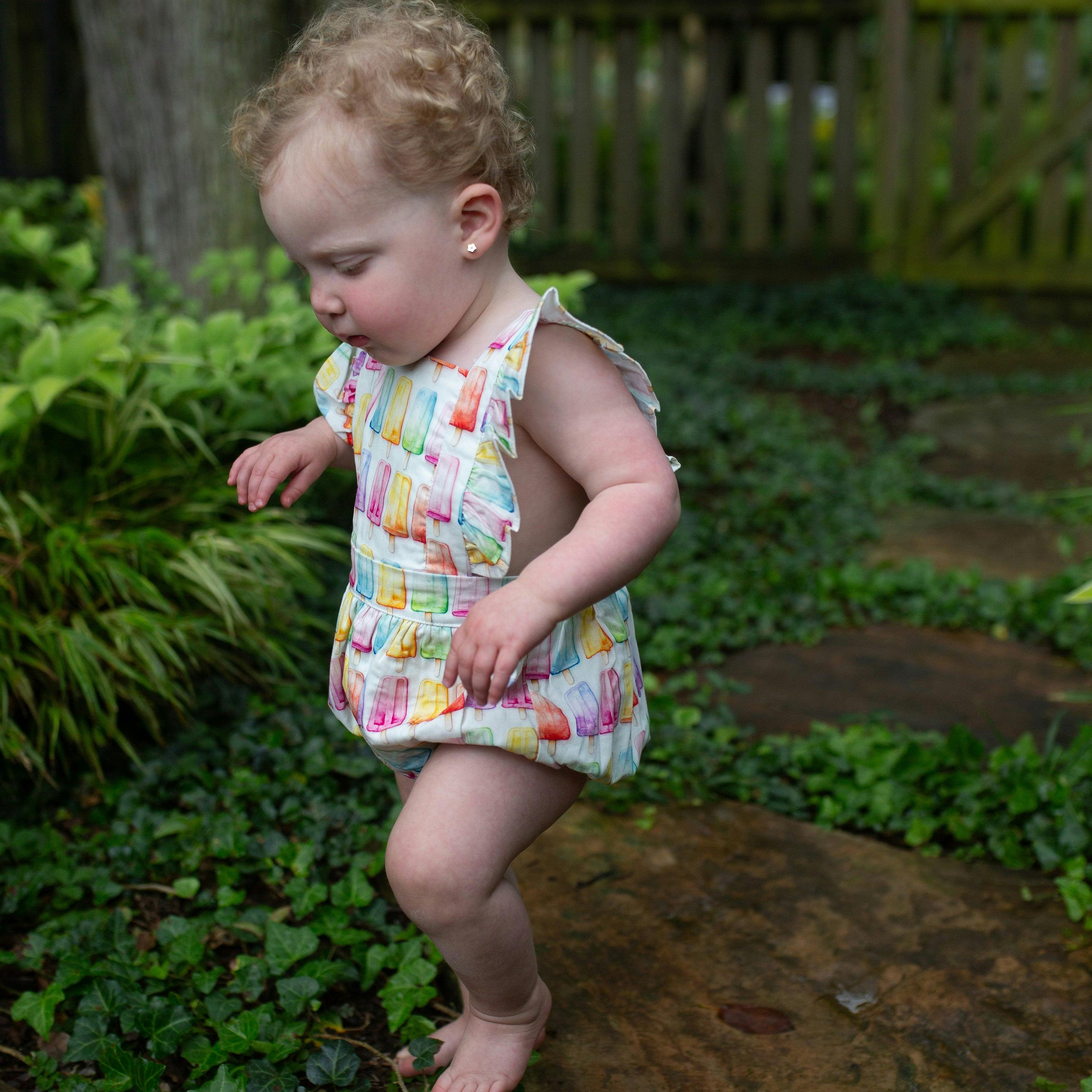 Bubble Romper in Popsicles
