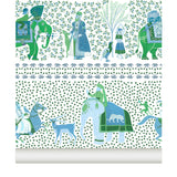 Papier peint CHALANA coloris Emeraude