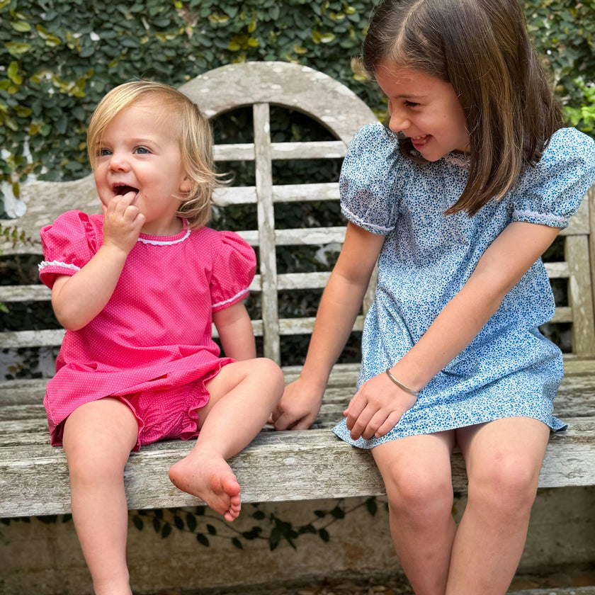 Lane Dress Set in Candy Bitty Dot