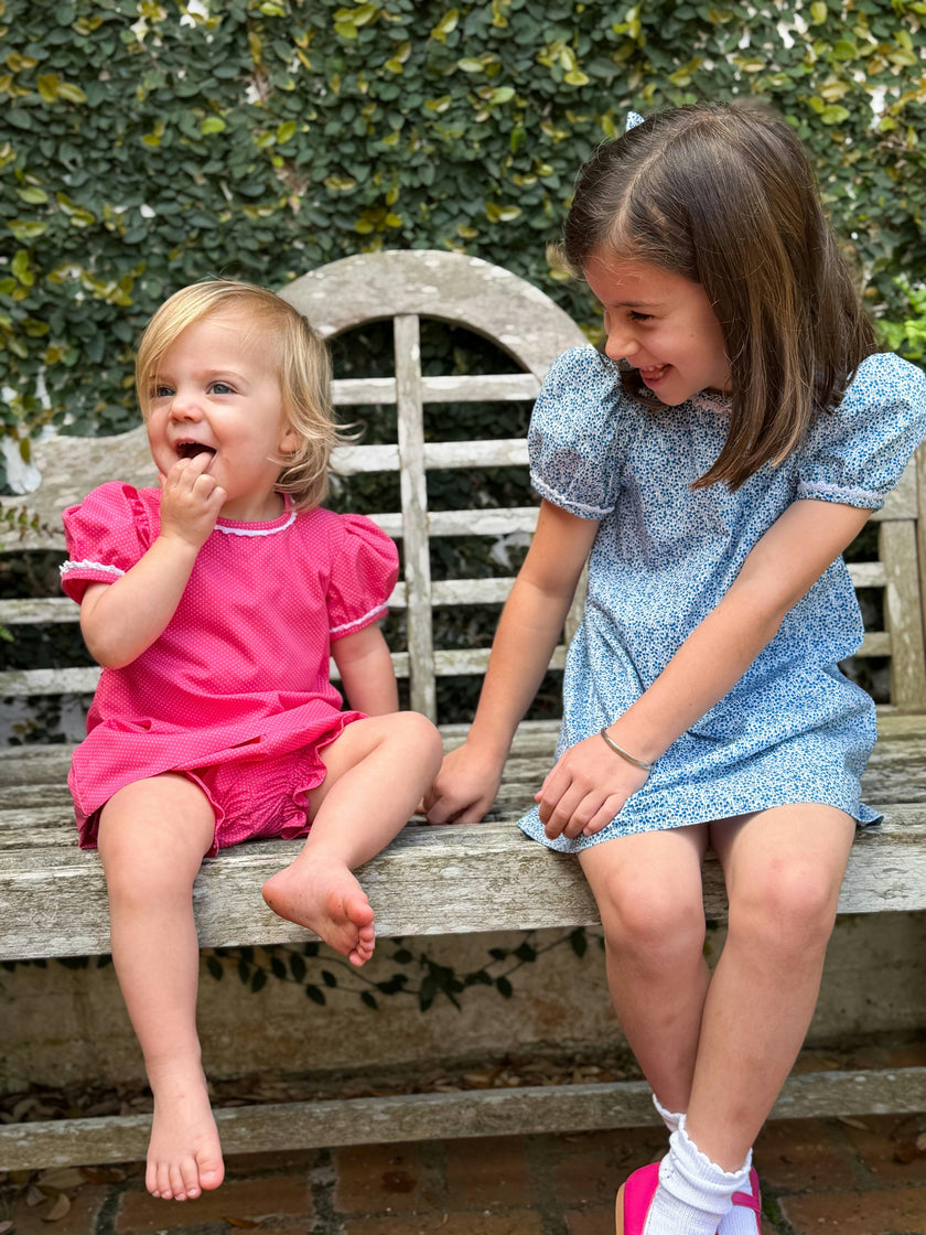 Lane Dress Set in Candy Bitty Dot