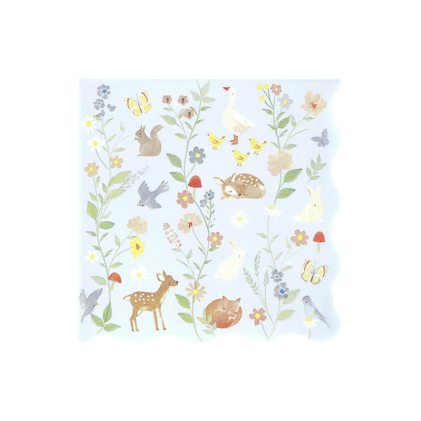 Little Animals Large Napkins