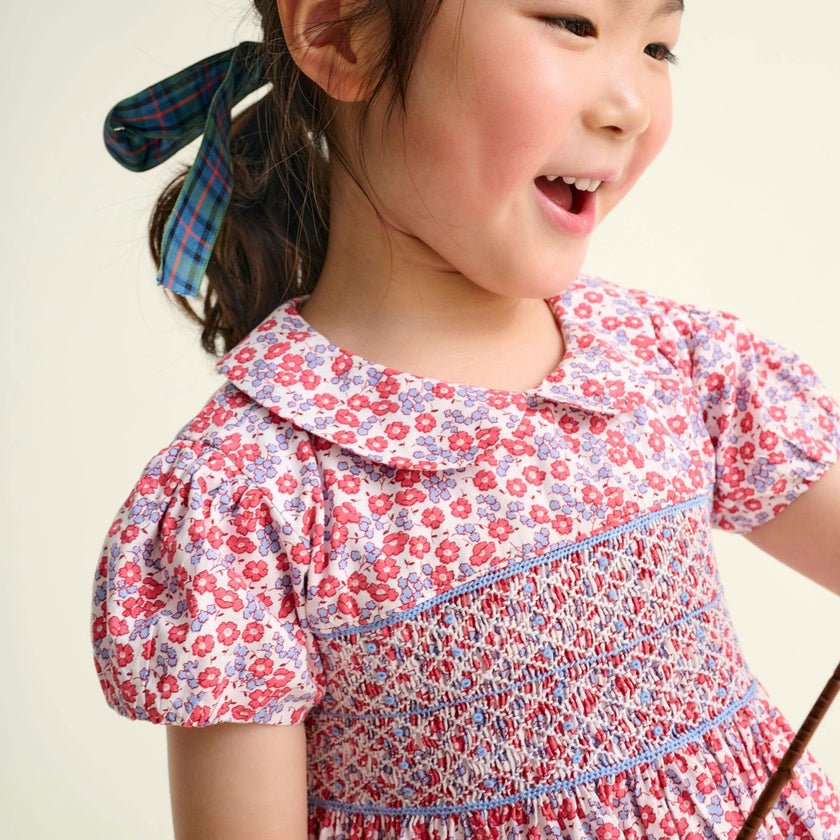 Smocked Girls Dress Augusta