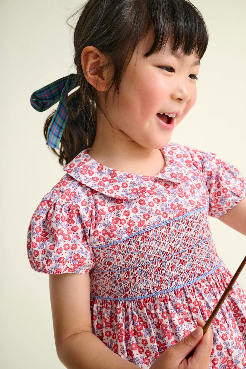 Smocked Girls Dress Augusta
