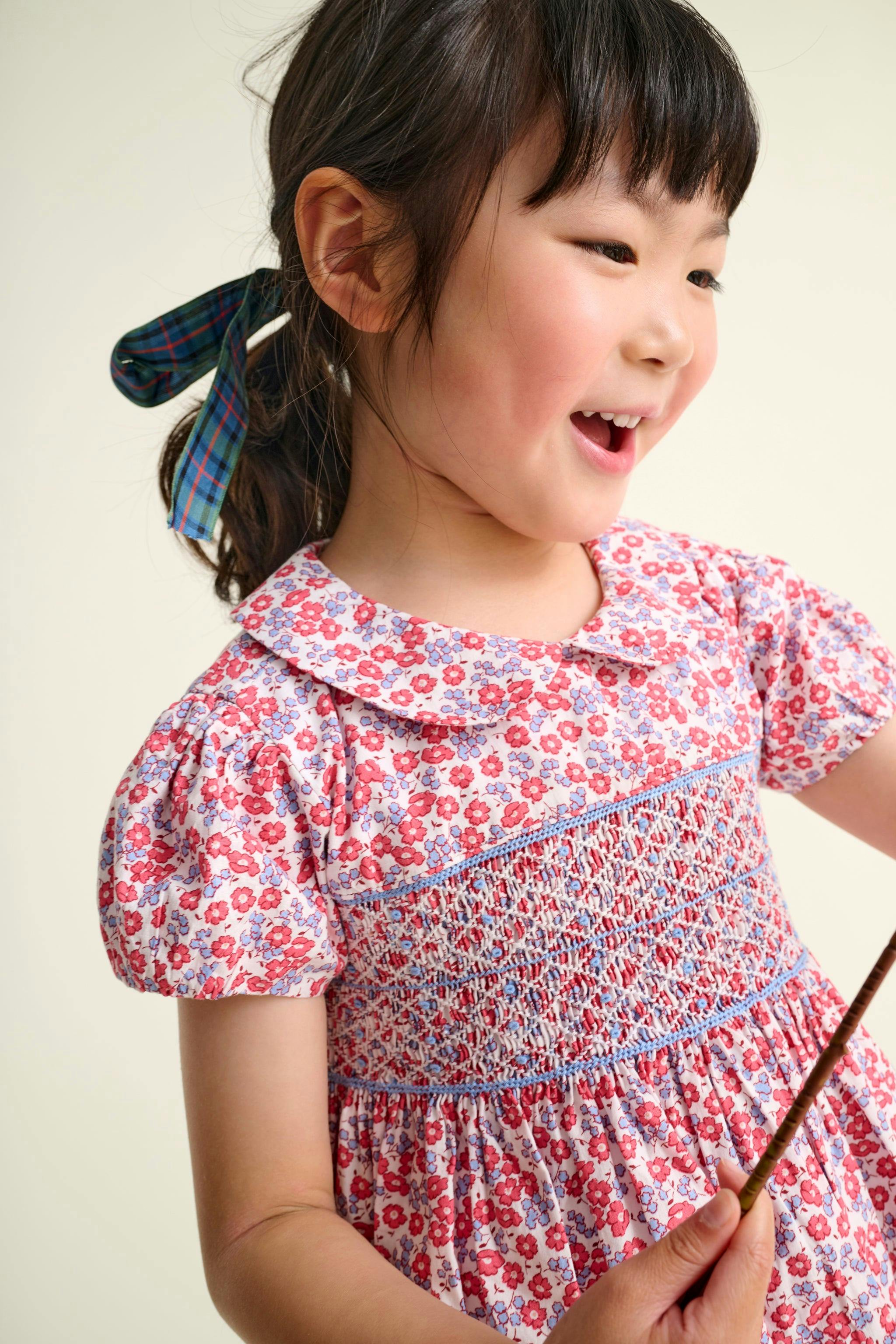 Smocked Girls Dress Augusta