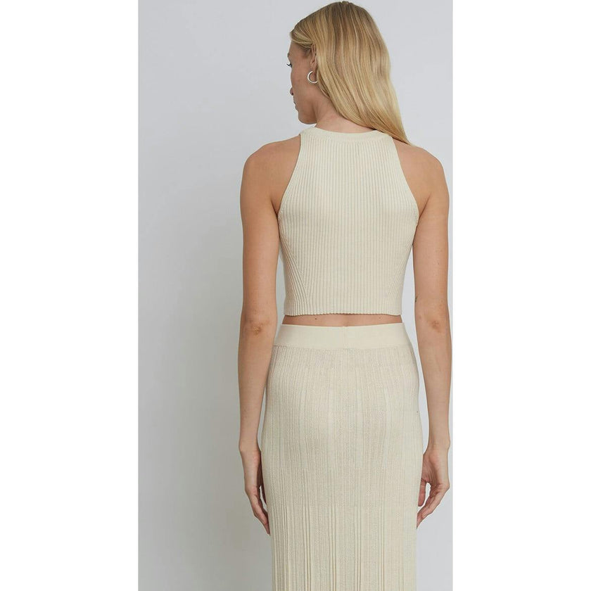 TIA CROP TANK | IVORY