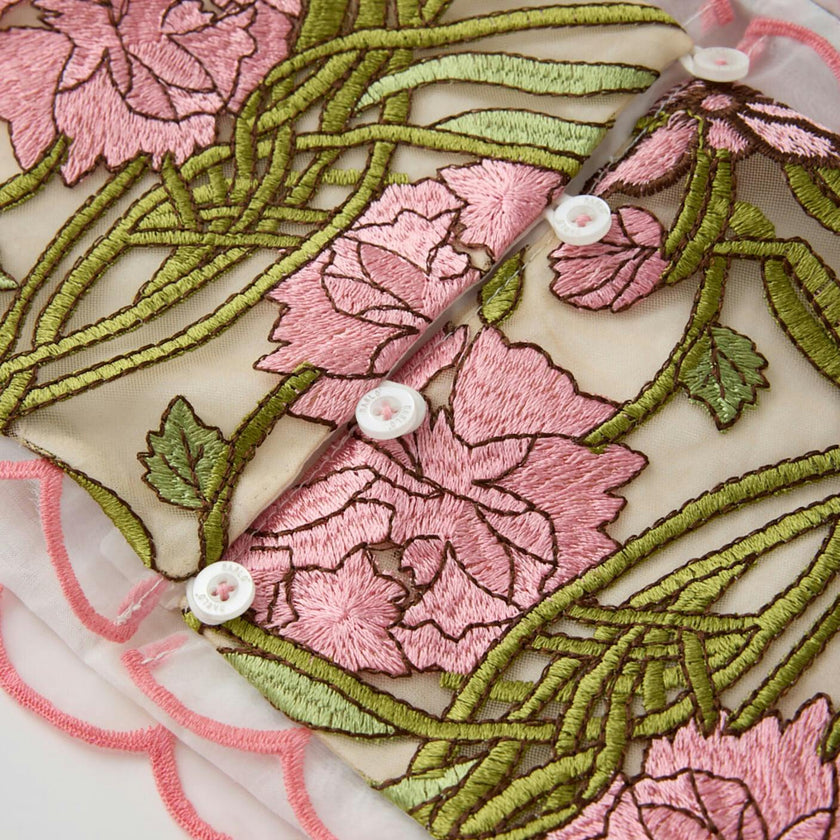 Bonnie Sleeve Embroidered Top