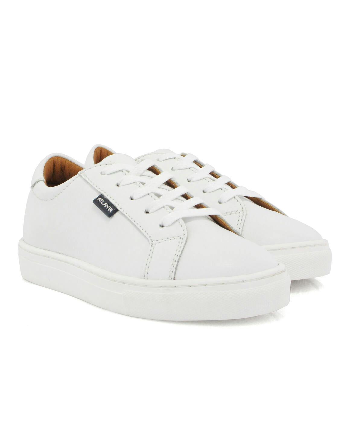 Laces Sneakers - white smooth