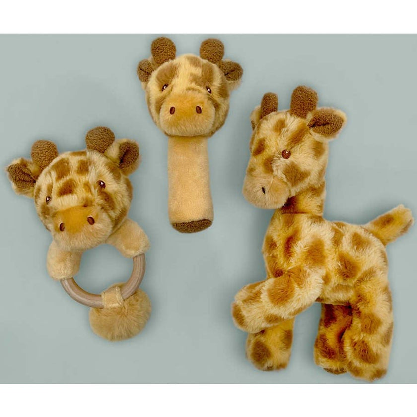 Personalized Three Little Giraffes Luxury New Baby Hamper